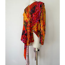 画像をギャラリービューアに読み込む, Patchwork shirt leopard redpinkー パッチワークシャツ レオパード レッドピンク｜Merci DIEU（メルシーデュー）
