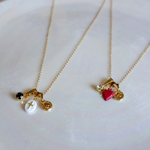 soiesoie Three Top Necklace / 14KGF chain｜soiesoie（ソワソワ）