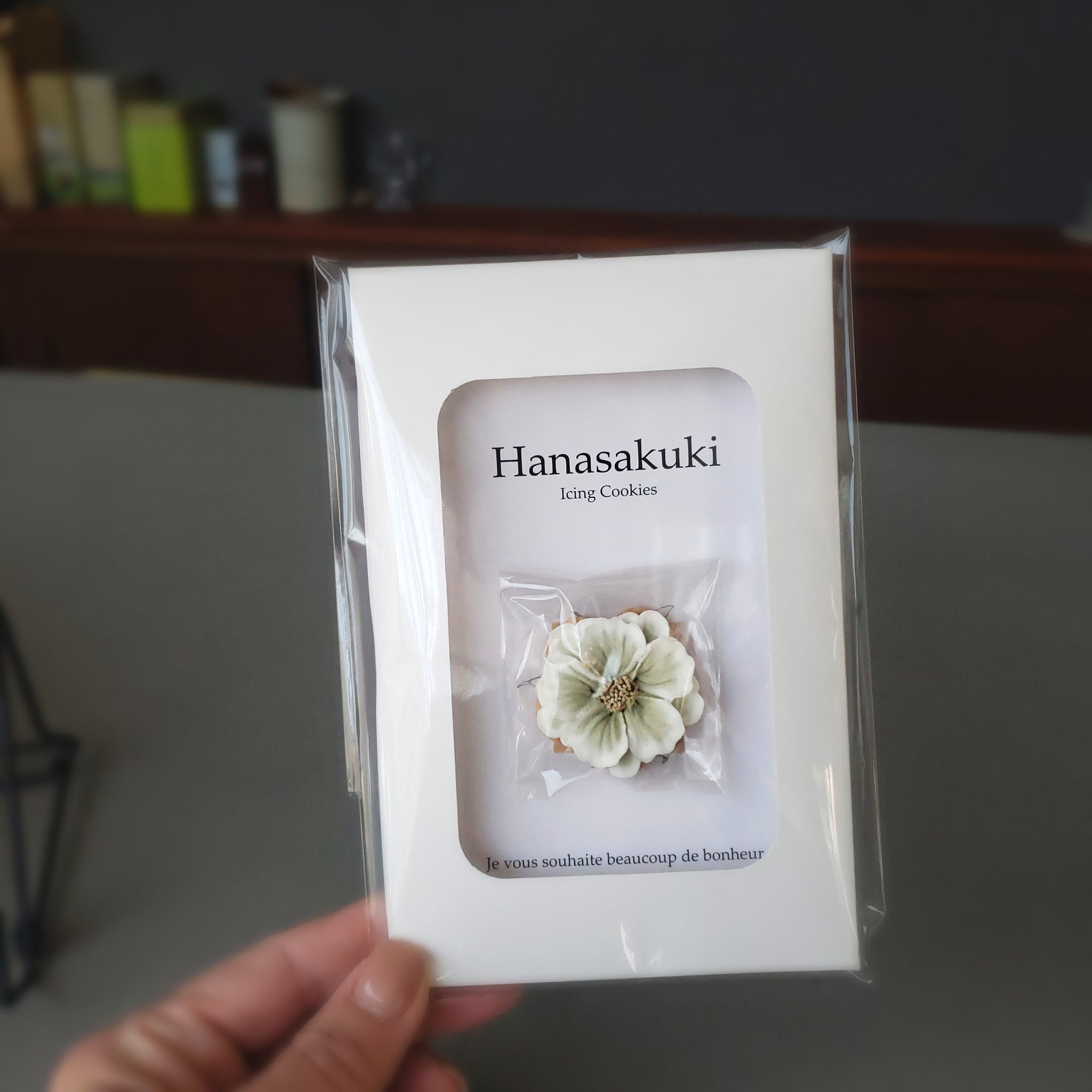 天然色素のフラワーアイシングクッキー❀個包装1個入りギフトBOX 