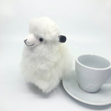 画像をギャラリービューアに読み込む, ベビーアルパカの天然皮革 リャマ ぬいぐるみ｜ペルー職人手仕事・一点もの
