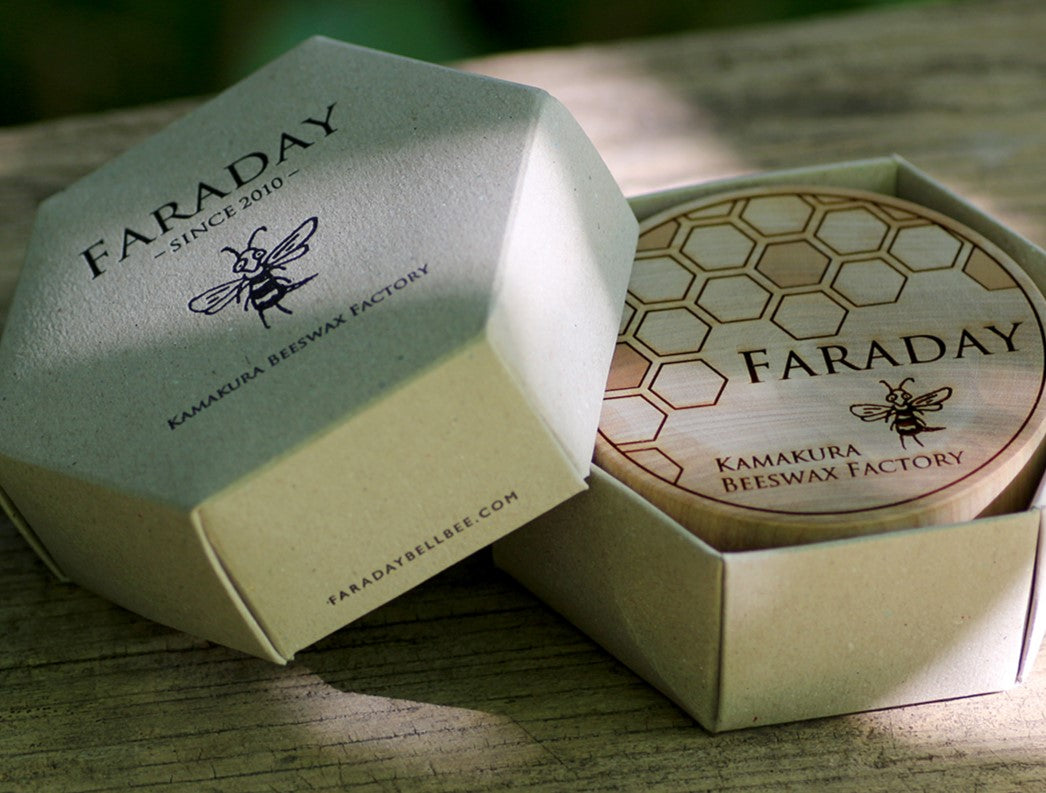 蜜蝋ワックス・木製ケース入り｜FARADAY　KAMAKURA（ファラディ　カマクラ）