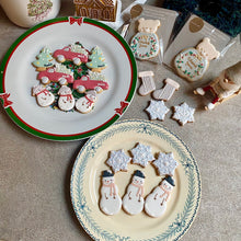 画像をギャラリービューアに読み込む, スノーマンとツリーのアイシングクッキーセット｜sumirecookies（スミレクッキーズ）
