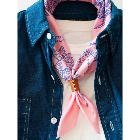 DAILYCHOP DESIGN STORE 【CHOOSEBASE SHIBUYA　別注カラー】バンダナ０３　ライトピンク｜DAILYCHOP DESIGN STORE（デイリーチョップデザインストア）