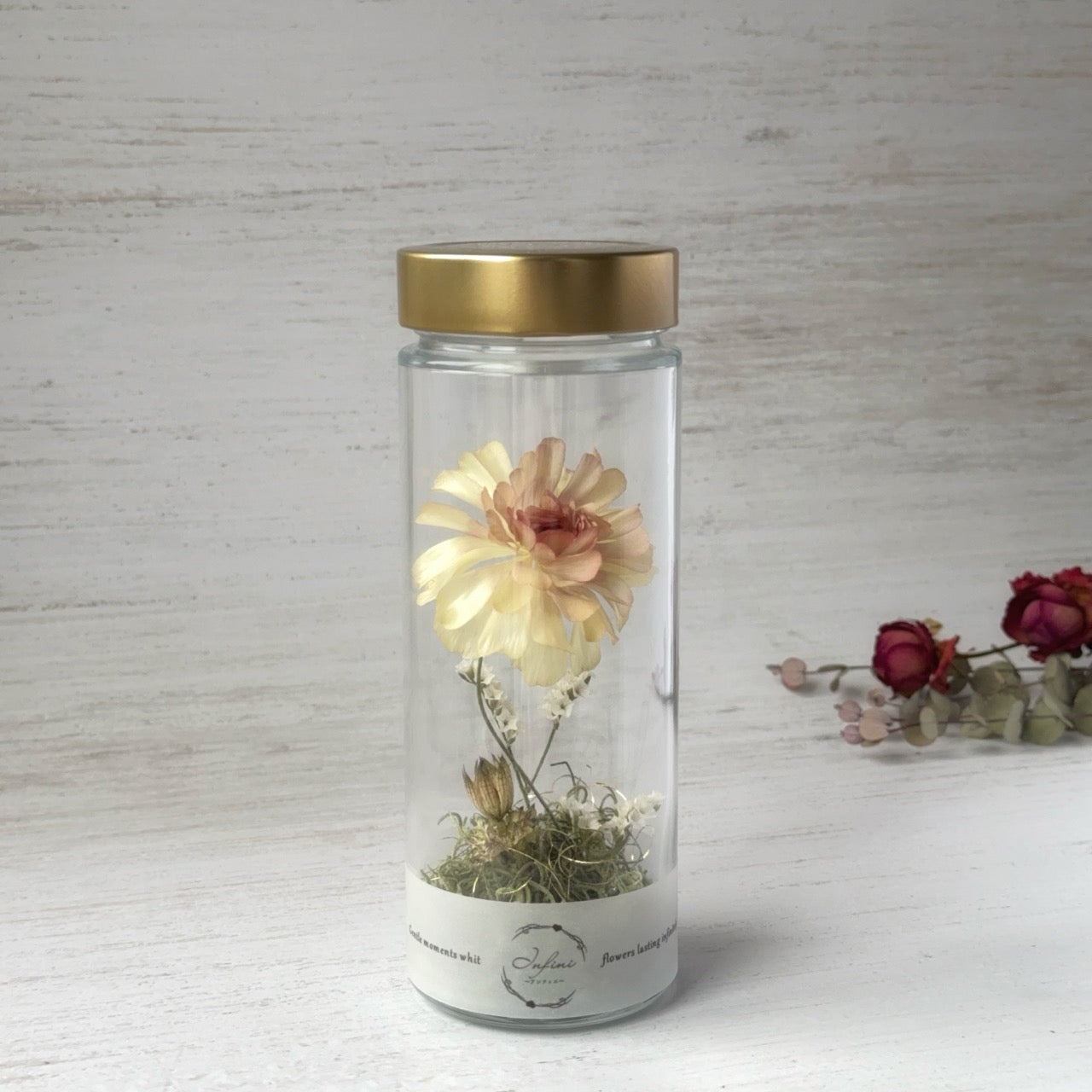 ラナンキュラスのボトルフラワー｜Infini（アンフィニ）