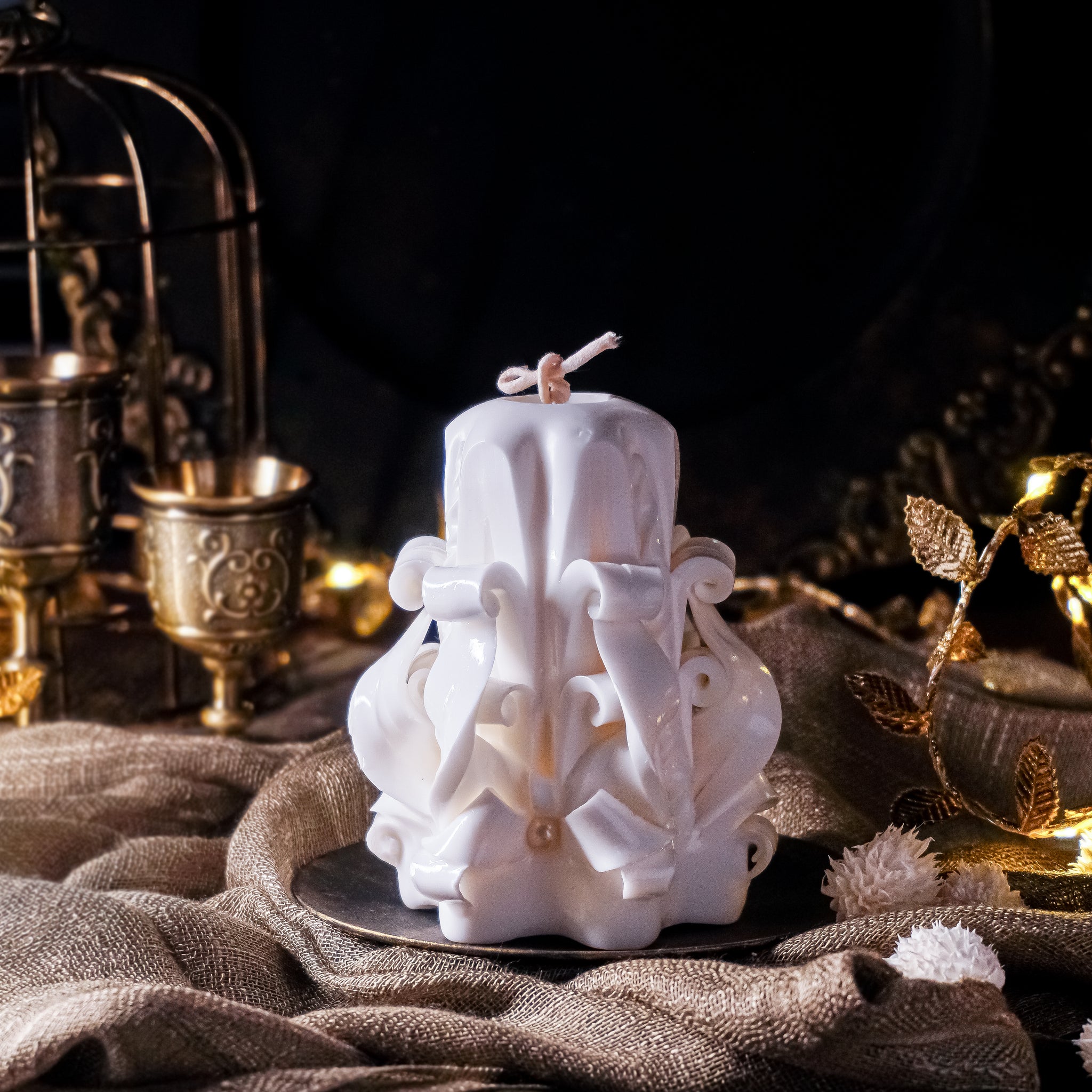 【非売品】モナコパビリオン　キャンドル Whiteblessingキャンドル オブランタン ｜COCOMONA（ココモナ