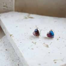 画像をギャラリービューアに読み込む, Pink copper turquoise heart pierce ｜MARIA JEWELRY（マリアジュエリー）
