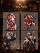 画像をギャラリービューアに読み込む, IchigoZukinキスカットコラージュステッカーボックス｜nene_hope_heart（ネネホープハート）
