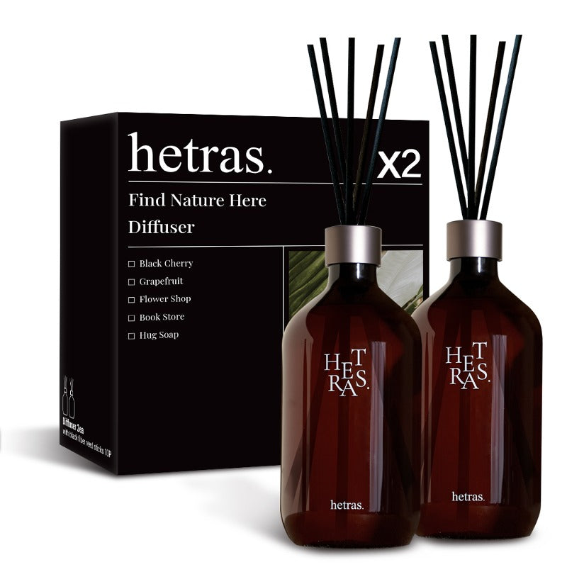 hetras. プレミアムディフューザー（500ml×2本）｜Patch Holic（パッチホリック）