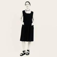 画像をギャラリービューアに読み込む, T-Prati 5　ブラック × 肩配色　2Way  Pratique Dress｜MONCOEUR（モンクール）
