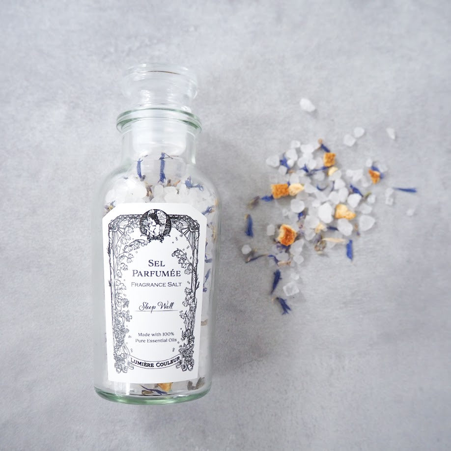 Sleep Well Fragrance Salt 天然精油とハーブのフレグランスソルト｜Lumière Couleur（ルミエールクルール）