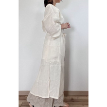画像をギャラリービューアに読み込む, 上質リネンの前結び割烹着｜かっぽう着屋（カッポウギヤ）
