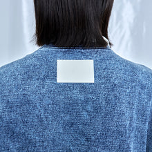 画像をギャラリービューアに読み込む, デニムルック プルオーバー スウェットシャツ｜Nora Lily（ノラリリー）
