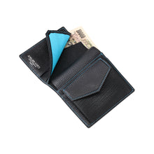 画像をギャラリービューアに読み込む, トラッドゴート 薄く軽い 山羊革 二つ折り財布（札入れ）｜Atelier HIRO（アトリエヒロ）
