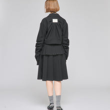 画像をギャラリービューアに読み込む, タック エッグシルエット ブルゾン｜Nora Lily elle（ノラリリーエル）
