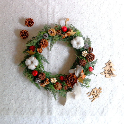 Luna et Lily リンゴとシナモンのXmasリース｜Luna et Lily（ルナエリリ）