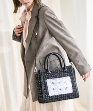 画像をギャラリービューアに読み込む, ツイードフラップバッグ（Black）｜MARSLY（マーズリー）
