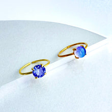 画像をギャラリービューアに読み込む, 【オススメ】色が変わる宝石リング　キラナライト夜桜「虹立ち」　ラウンド6mm　SV925｜atelier ShowKer（アトリエショーカー）
