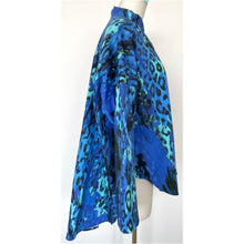 画像をギャラリービューアに読み込む, Manteau shirt leopard blue - マントシャツ レオパード ブルー｜Merci DIEU（メルシーデュー）
