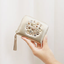 画像をギャラリービューアに読み込む, マルチスタッズ・ジャバラカードウォレット｜perche（ペルケ）
