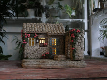画像をギャラリービューアに読み込む, ソーラーライトのモルタルハウス・プロヴァンスの街並み（アーチ）｜plants.garden.paradise（プランツガーデンパラダイス）
