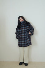 画像をギャラリービューアに読み込む, check mohair  coat｜Mistletoe（ミソルト）
