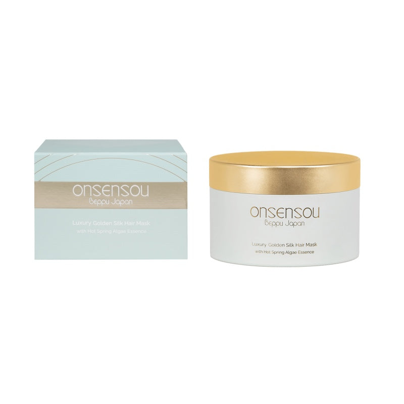 【新品未開封】ヘアマスク 大容量 ゴールデンシルク 8800円 ゴールデンシルクヘアマスク 180g｜ONSENSOU（オンセンソウ