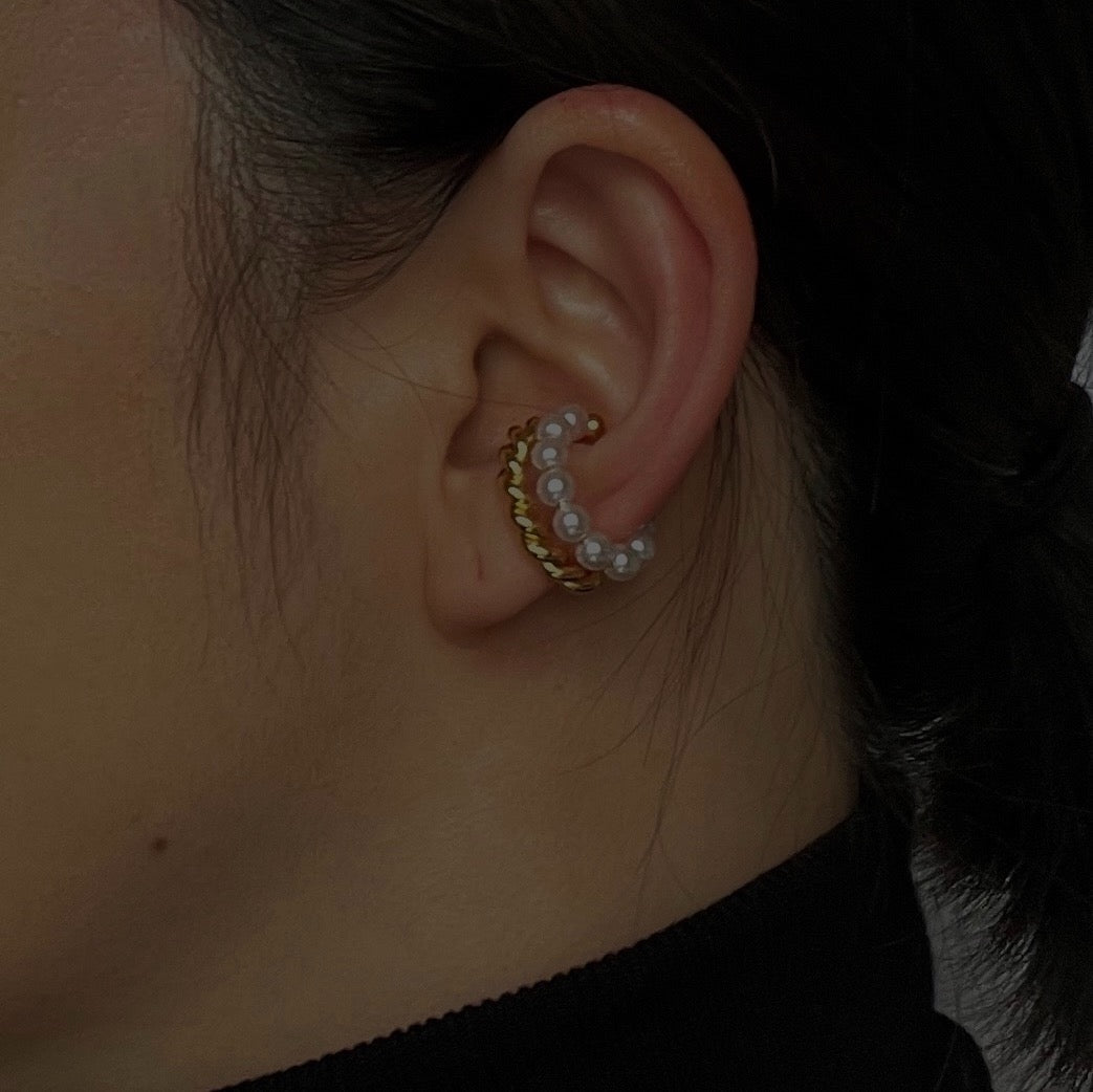 Pearl & Twist Ear Cuff｜UNIDRE（ユニドレ）