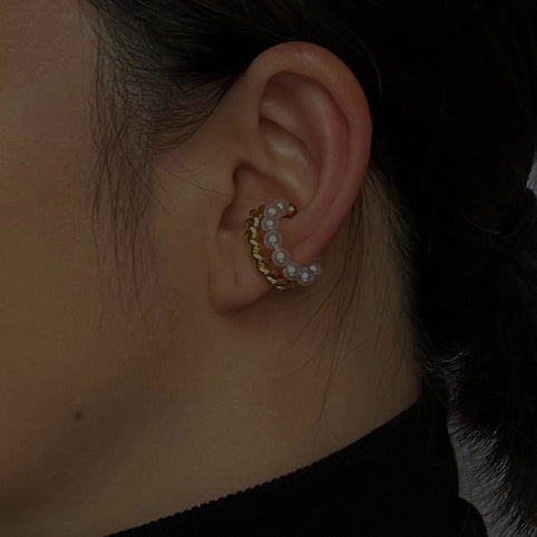 UNIDRE Pearl & Twist Ear Cuff｜UNIDRE（ユニドレ）