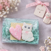 画像をギャラリービューアに読み込む, ♡ Cat &amp; Heart Cookie Gift ♡｜Chatty-sweets（チャティースイーツ）
