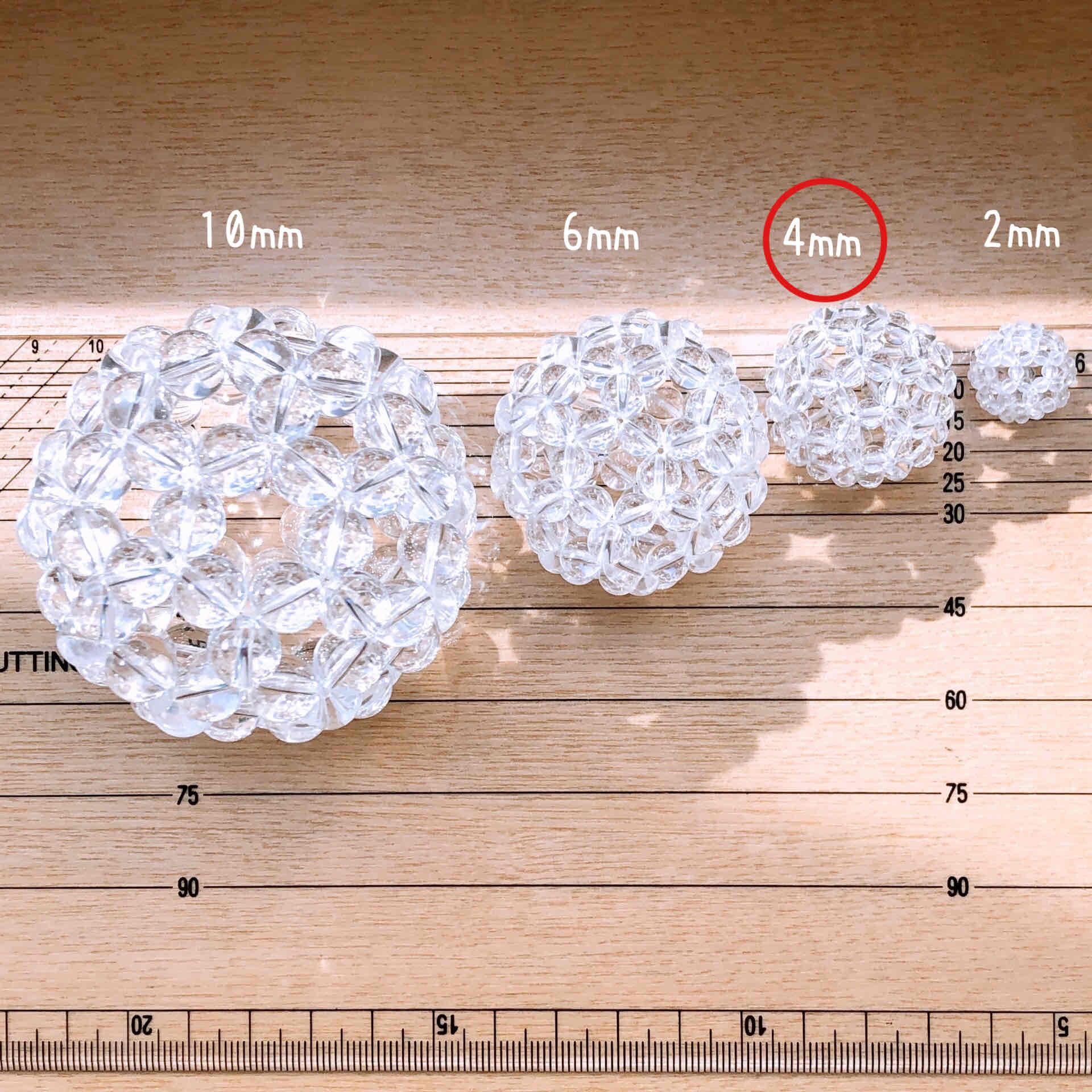 フラーレン 水晶 5A 4mm｜紬（ツムギ） – CHOOSEBASE SHIBUYA