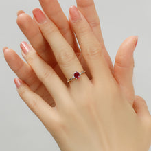 画像をギャラリービューアに読み込む, プラチナ950 ウーナ 非加熱ピジョンブラッドルビー リング /c0611rp size12｜malvaceae（マルヴェセア）

