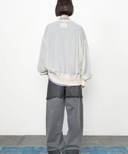 画像をギャラリービューアに読み込む, 【期間限定】シャドウメッシュ クルーネック ジップブルゾン｜Nora Lily（ノラリリー）
