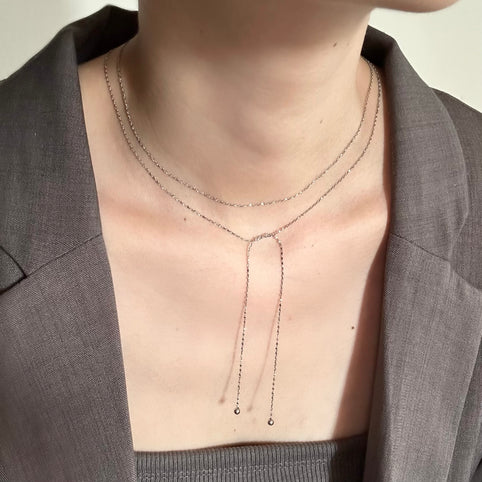 wia Mulch Way Glitter Necklace｜wia（ウィア）