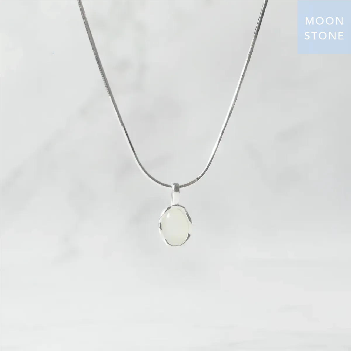ムーンストーン ネックレス（シルバー925）｜SMUK（スムーク）