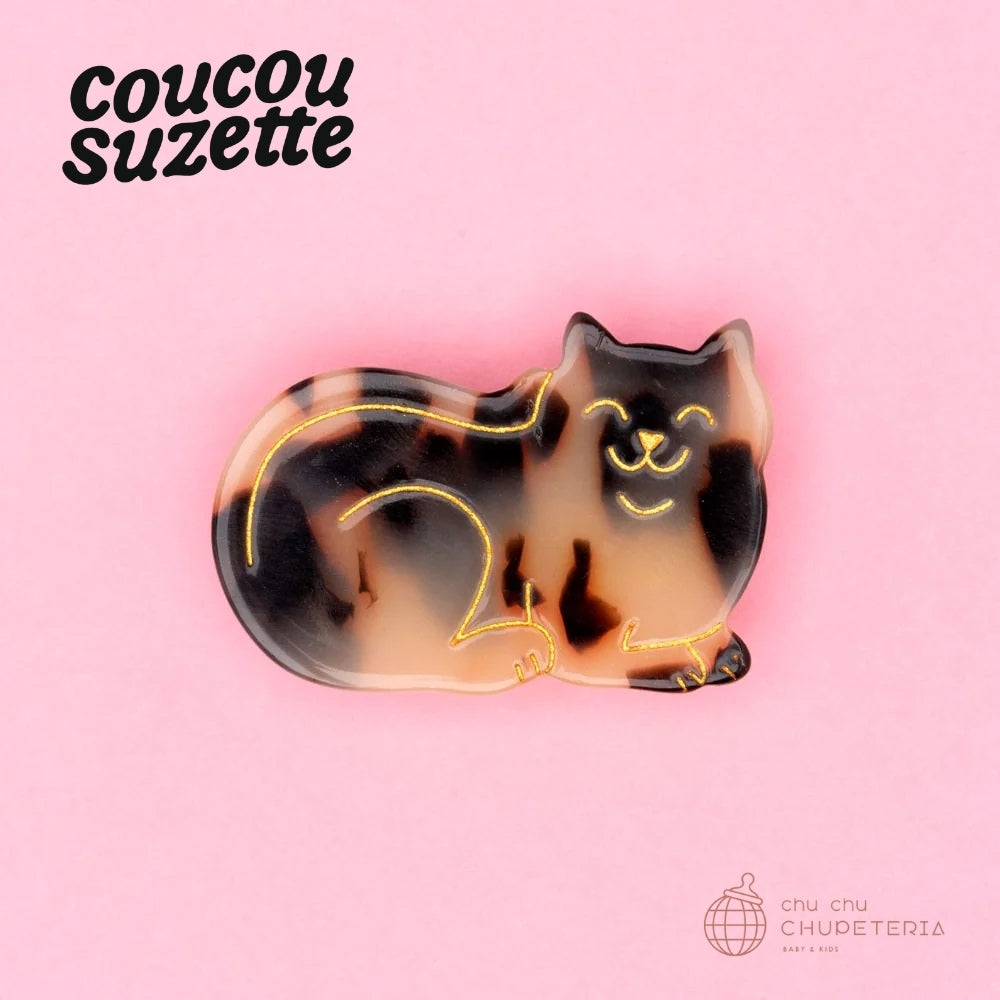 【Coucou Suzette】Tabby Cat Hair Clip｜CHUPETERIA（チュペテリア）