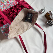 画像をギャラリービューアに読み込む, フラワーモチーフバッグ（赤）｜Nikomatch（ニコマッチ）
