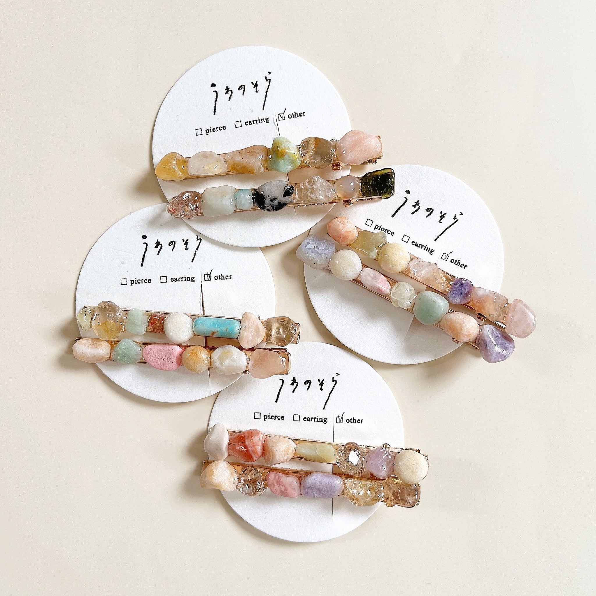 ハンドメイドヘアクリップ1464 多かろ 売買されたオークション情報 