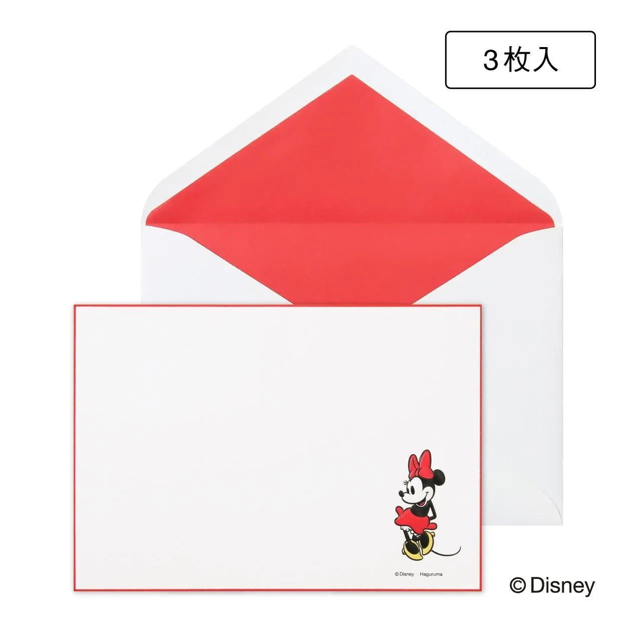 No.523ディズニー Pカードセット3枚入 ミニー｜HAGURUMA Classic（ハグルマクラシック）