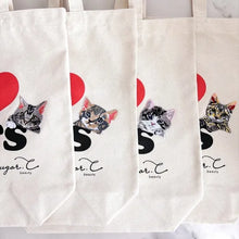 画像をギャラリービューアに読み込む, I LOVE CATS エコトートバッグ｜sugar.C beauty（シュガーシービューティー）
