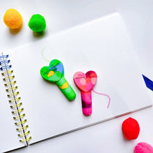 画像をギャラリービューアに読み込む, ハートスティック型クレヨンセット｜sourire_crayon（スーリールクレヨン）
