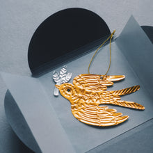 画像をギャラリービューアに読み込む, Metal Embossed Ornament - Sparrow -｜SZIAOREO ARTWORKS（シアオレオアートワークス）
