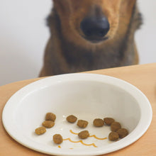 画像をギャラリービューアに読み込む, もぐもぐスタンド フードボウル 陶器 猫用 小型犬用 ご飯台 食事台｜TOSMU（トスム）
