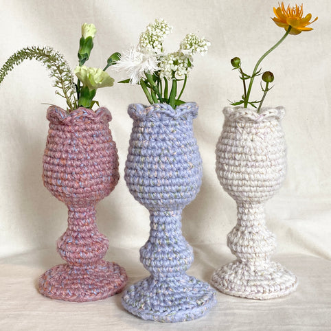 LAKESIDE STORY Knit Flower Vase #02｜LAKESIDE STORY（レイクサイドストーリー）