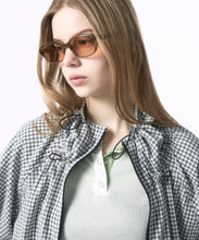 画像をギャラリービューアに読み込む, 【期間限定】ギンガム ギャザー ブルゾン｜Nora Lily elle（ノラリリーエル）
