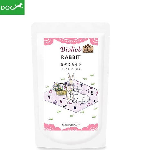 GREEN DOG & CAT Bioliob（ビオリオーブ）ラビット 春のごちそう ミックスベリー添え　120g｜GREEN DOG & CAT（グリーンドッグアンドキャット）