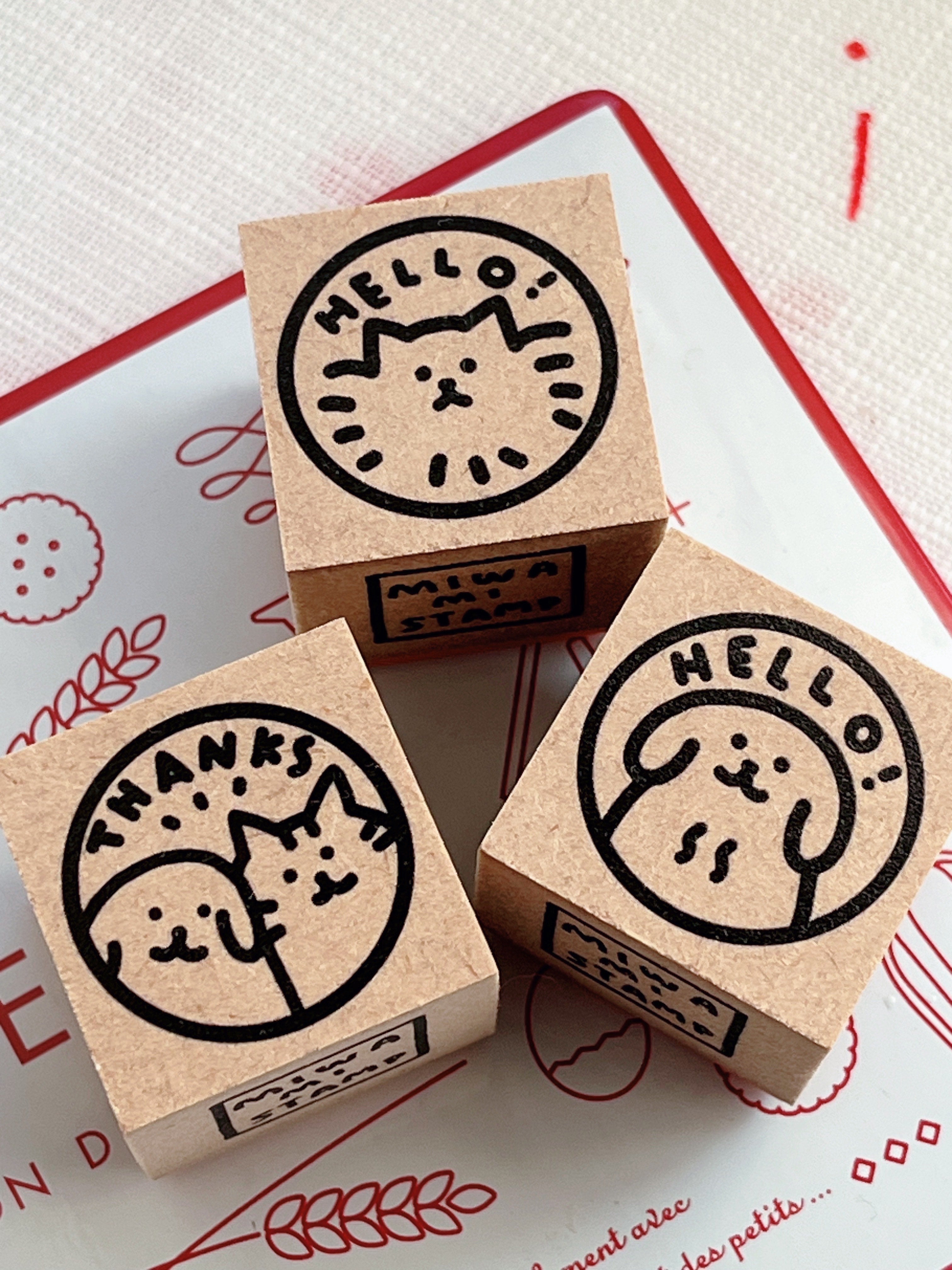 ひとことスタンプ｜mh-mignon（エムエイチミニョン）