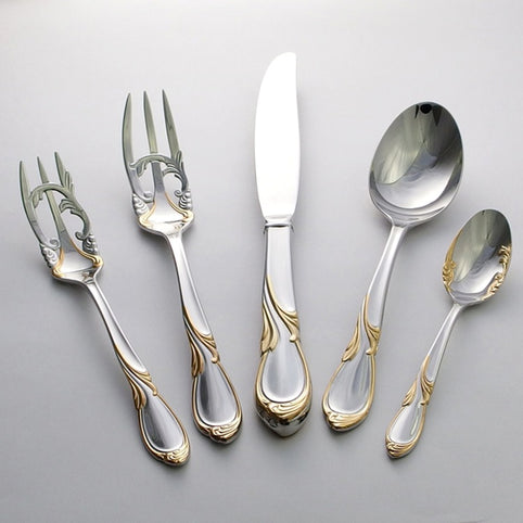 YAMACO カシェ（鏡面仕上げ/Gold Accent）カトラリー｜YAMACO（ヤマコ）