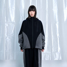 画像をギャラリービューアに読み込む, デニム コンボ フード ジップ ブルゾン｜Nora Lily（ノラリリー）
