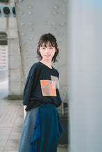 画像をギャラリービューアに読み込む, バイカラースカート　col:ネイビー｜POLS（ポルス）
