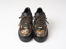 画像をギャラリービューアに読み込む, 西陣織×本革スニーカー　渦巻龍文様｜KAVKIMONO（カブキモノ）

